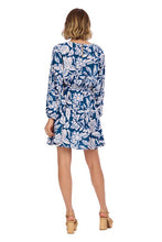 Load image into Gallery viewer, Dutton Flounce Dress - Navy
