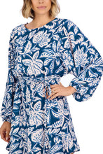 Load image into Gallery viewer, Dutton Flounce Dress - Navy
