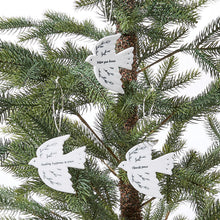 Load image into Gallery viewer, three Dove-Shaped Ornament in pine tree
