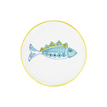 Load image into Gallery viewer, Vietri Elba's Fish Spiked Fin Salad Plate
