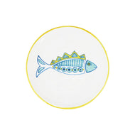 Vietri Elba's Fish Spiked Fin Salad Plate