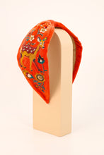 Load image into Gallery viewer, Powder Embroidered Fawn In A Meadow Headband
