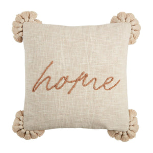 Embroidery Tassel Pillow