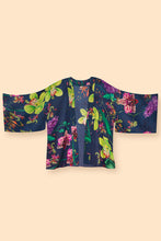 Load image into Gallery viewer, Exotic Evening in Ink Kimono Jacket
