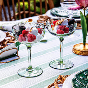 Juliska Puro Cocktail Coupe Glasses Set of 2