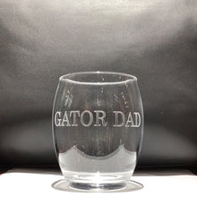 Load image into Gallery viewer, Acrylic Stemless Tumbler - Single Tumbler - Gator Dad (Assorted)
