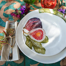 Load image into Gallery viewer, Vietri Fico Salad Plate on a set table
