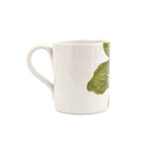 Load image into Gallery viewer, Vietri Fico Mug back of mug with leaf
