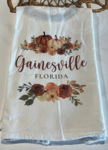 Load image into Gallery viewer, Fall &amp; Harvest Tea Towel - Gainesville, Florida
