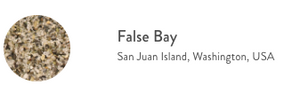 Dune Jewelry Tilted Heart Necklace- False Bay - San Juan Island, Washington