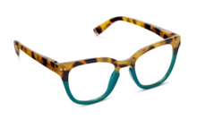 Load image into Gallery viewer, Faye Reading Glasses - Tokyo Tortoise/Teal
