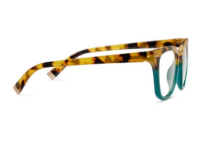 Faye Reading Glasses - Tokyo Tortoise/Teal