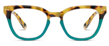 Load image into Gallery viewer, Faye Reading Glasses - Tokyo Tortoise/Teal
