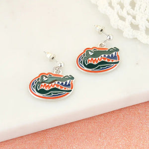 Florida Enamel Logo Earring