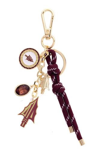 key chain with Florida State Seminoles themed charms