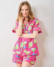 Load image into Gallery viewer, Printfresh Fresh Margarita - PJ Short Set - Cabo Pink
