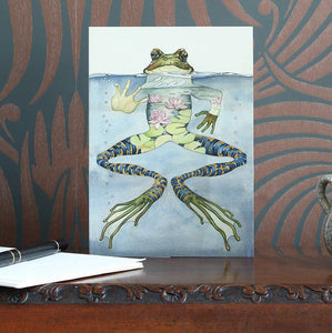 Frog Greeting Card