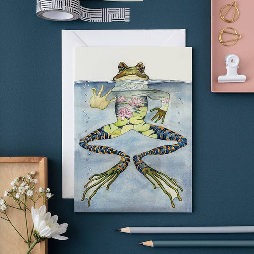 Frog Greeting Card