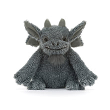 Load image into Gallery viewer, Jellycat Growlston Gargoyle with gray fur 
