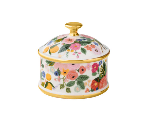 Rifle Paper Garden Party Round Porcelain Box