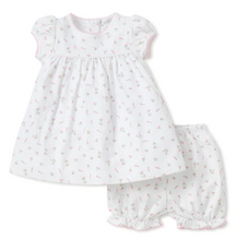 Load image into Gallery viewer, Garden Roses Print Dress w/ Diaper Cover
