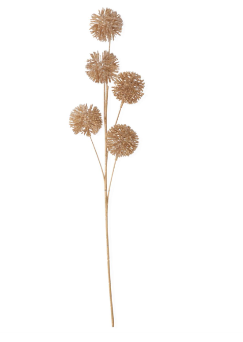 Gold Glittered Ball Stem - 26