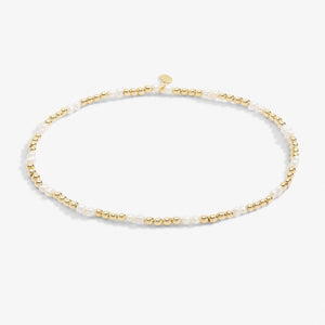 Gold Pearl Anklet