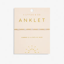 Load image into Gallery viewer, Gold Pearl Anklet
