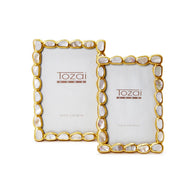 Gold & Mother of Pearl Photo Frame