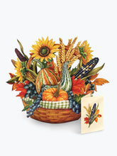 Load image into Gallery viewer, FreshCut Paper Golden Harvest Greeting Card with card

