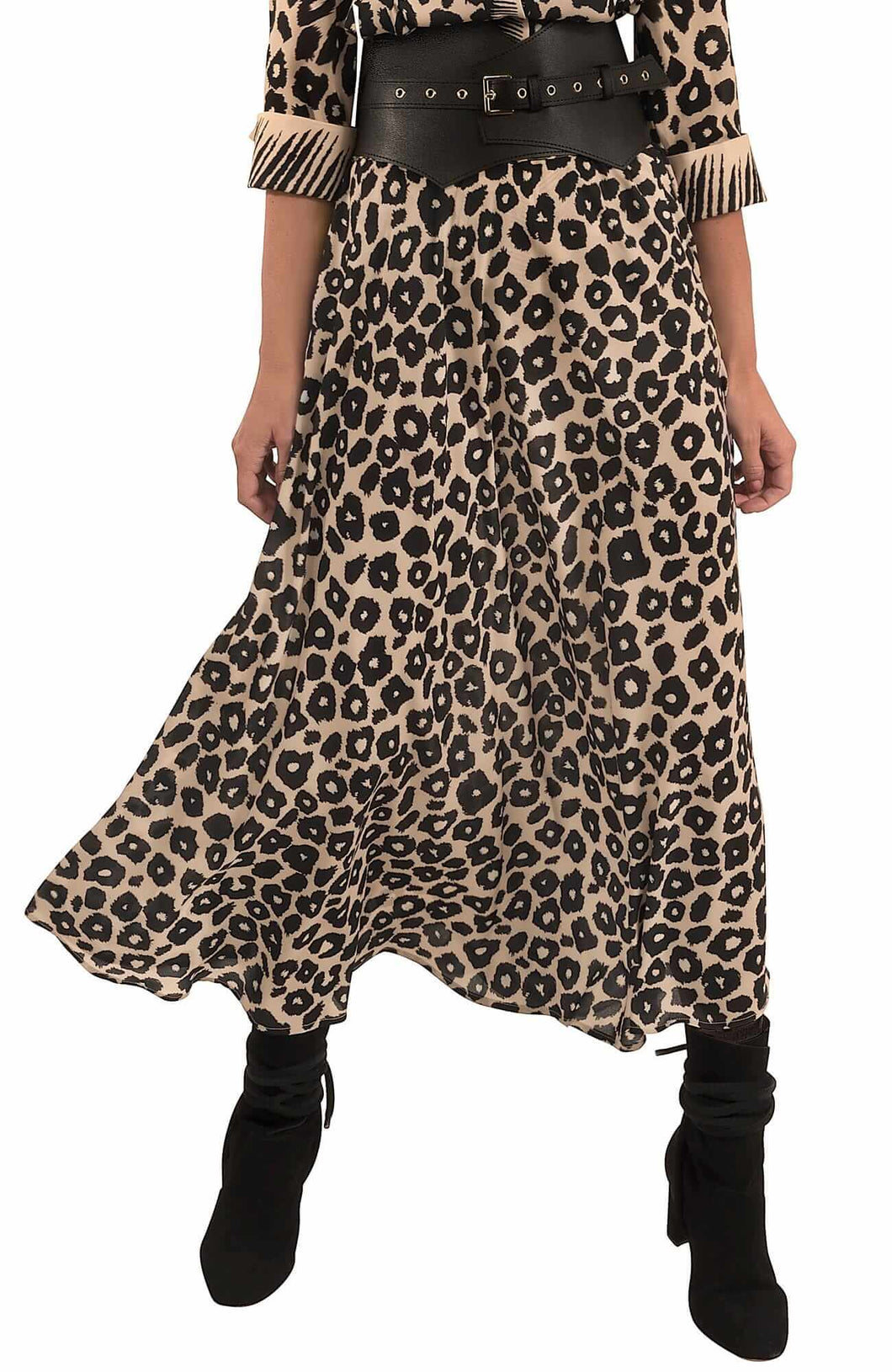 Gretchen Scott Designs The Twirl Long Skirt -  Me Jane Champagne
