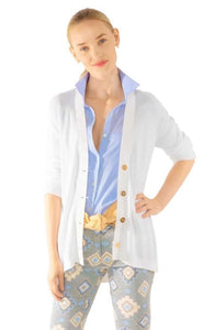 Gretchen Scott Designs Grosgrain Heaven Cardigan Solid