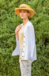 Gretchen Scott Designs Grosgrain Heaven Cardigan Solid