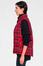 Load image into Gallery viewer, Gretchen Scott Designs Puffer Vest - Duke Of York - Red Multi
