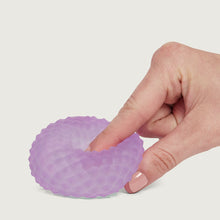 Load image into Gallery viewer, fingers squeezing purple stress ball
