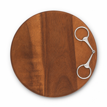 Load image into Gallery viewer, Vagabond House Cheese Board - Equestrian Bit with metal bit accent
