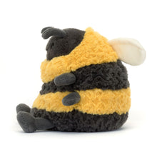 Load image into Gallery viewer, Jellycat Albee Bee side view showing feet, arms and wings
