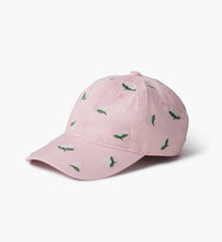 Load image into Gallery viewer, pink hat with small white flowers
