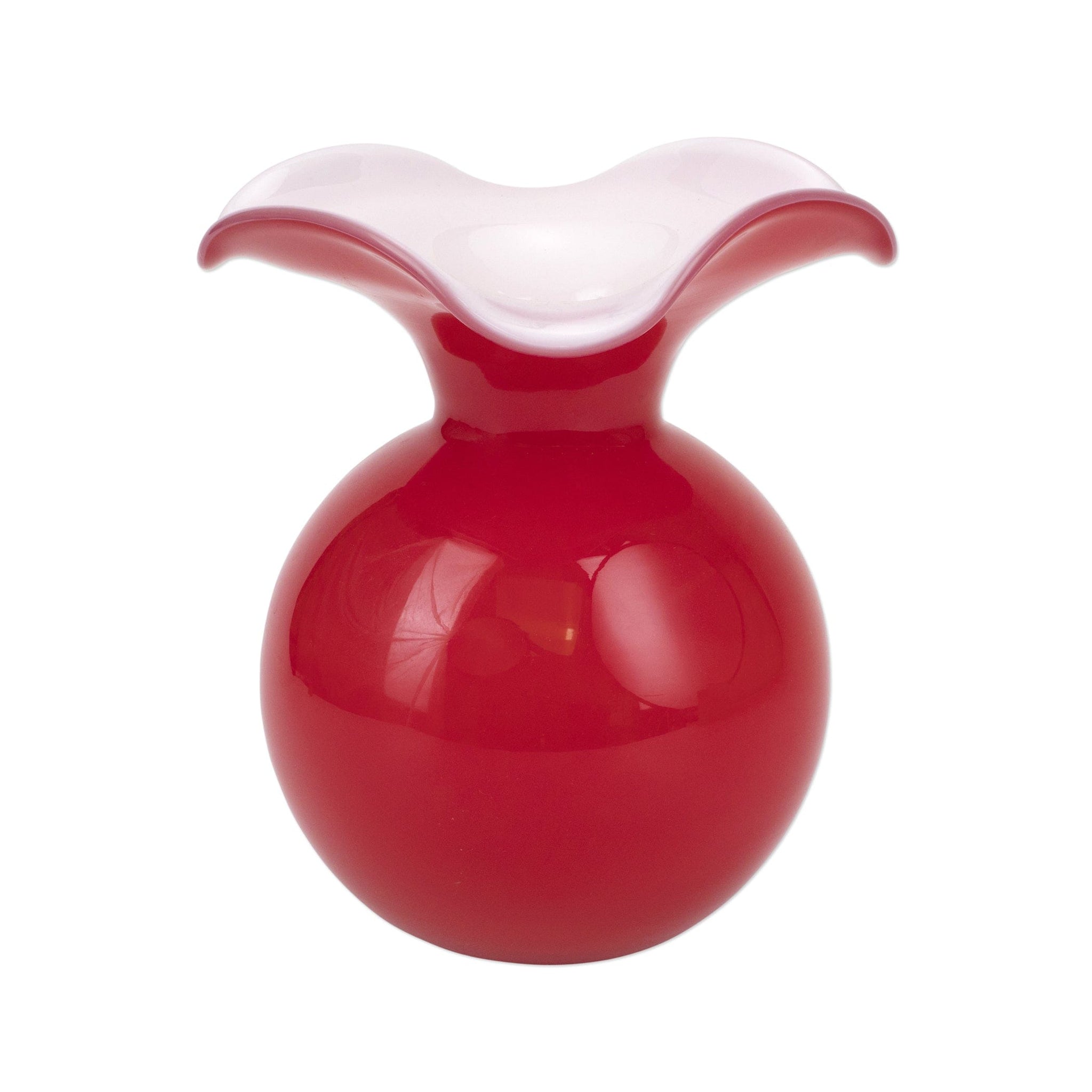 Vietri Hibiscus Fluted Vase