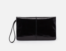 Load image into Gallery viewer, HOBO Evolve Wristlet - Polished Leather - Black - FINAL SALE
