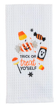 Load image into Gallery viewer, Halloween Waffle Towel - Final Sale
