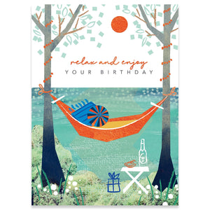 Hammock Birthday Card