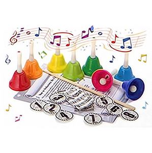 Hand Bells Jingle Bells Party Crackers - 8pk