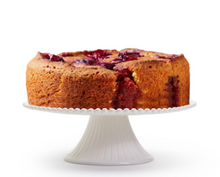 Load image into Gallery viewer, Heirloom Pearl Edge Pedestal Platter with cake
