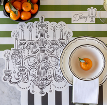 Load image into Gallery viewer, Hester &amp; Cook Die-cut Chandelier Placemat - 12 sheets

