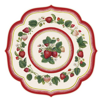 Load image into Gallery viewer, Hester &amp; Cook Die-cut Strawberry China Placemat - 12 Sheets

