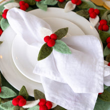 Load image into Gallery viewer, Hester &amp; Cook Felt Berry Napkin Ring
