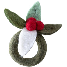 Load image into Gallery viewer, Hester &amp; Cook Felt Berry Napkin Ring
