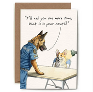 Hester & Cook Interrogation Dog Greeting Card