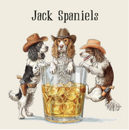 Hester & Cook Jack Spaniels Napkins